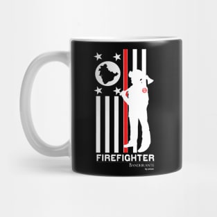 Firefighter Bandeirante White Mug